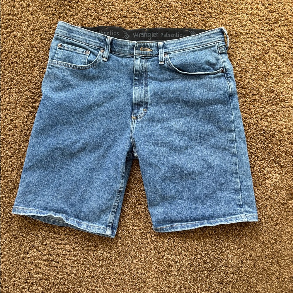 Wrangler Men's Blue Denim Shorts